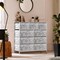 Sorbus Dresser with 9 Drawers - Furniture Storage Chest Tower Unit for Bedroom, Closet, etc - Steel Frame, Wood Top, Fabric Bins